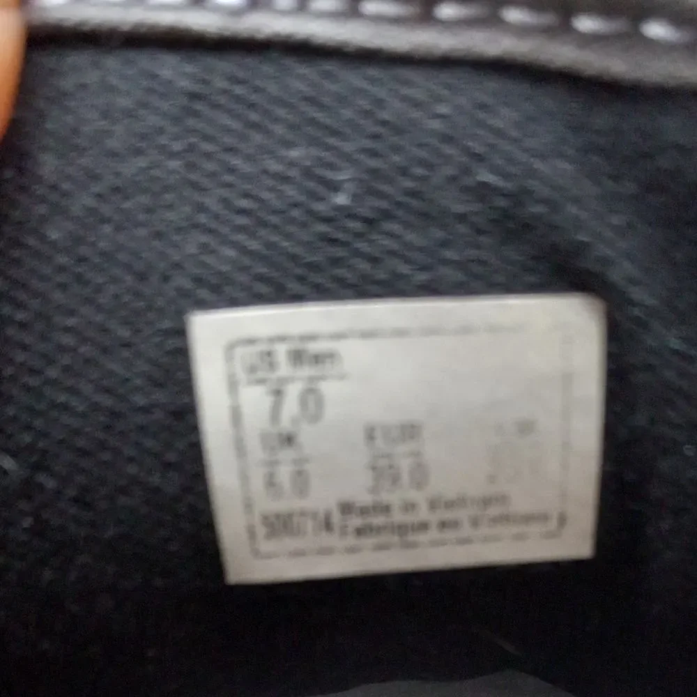 Vans Man's Atwood Sidewall Logo Grey/Black Skate Canvas Sneakers Size 7